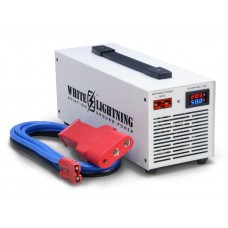 White Lightning M2850 50-amp 28-volt GPU with 3-pin Oval Plug White Lightning M2850 50-amp 28-volt GPU with 3-pin Oval Plug